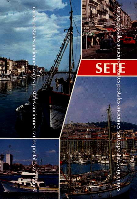 Cartes postales anciennes > CARTES POSTALES > carte postale ancienne > cartes-postales-ancienne.com Occitanie Herault Sete