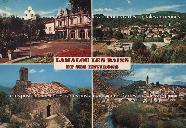 Cartes postales anciennes > CARTES POSTALES > carte postale ancienne > cartes-postales-ancienne.com Occitanie Herault Lamalou Les Bains