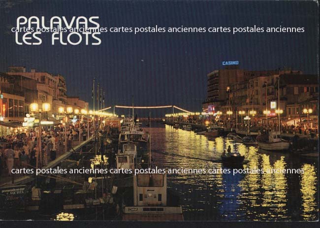 Cartes postales anciennes > CARTES POSTALES > carte postale ancienne > cartes-postales-ancienne.com Occitanie Herault Palavas Les Flots