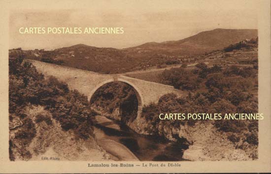 Cartes postales anciennes > CARTES POSTALES > carte postale ancienne > cartes-postales-ancienne.com Occitanie Herault Lamalou Les Bains