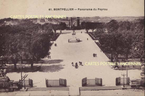 Cartes postales anciennes > CARTES POSTALES > carte postale ancienne > cartes-postales-ancienne.com Occitanie Herault Montpellier
