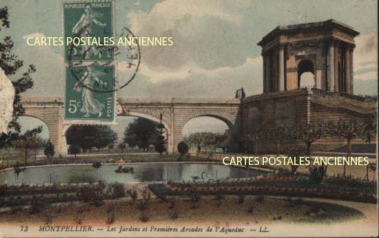 Cartes postales anciennes > CARTES POSTALES > carte postale ancienne > cartes-postales-ancienne.com Occitanie Herault Montpellier
