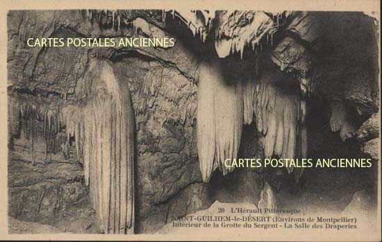 Cartes postales anciennes > CARTES POSTALES > carte postale ancienne > cartes-postales-ancienne.com Occitanie Herault Saint Guilhem Le Desert