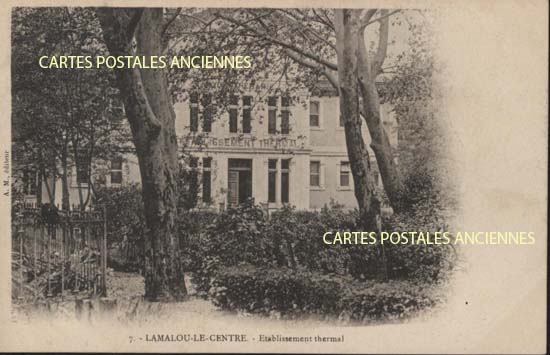 Cartes postales anciennes > CARTES POSTALES > carte postale ancienne > cartes-postales-ancienne.com Occitanie Herault Lamalou Les Bains