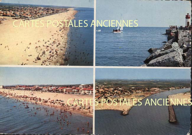 Cartes postales anciennes > CARTES POSTALES > carte postale ancienne > cartes-postales-ancienne.com Occitanie Herault Valras Plage