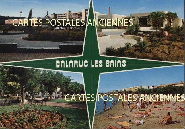Cartes postales anciennes > CARTES POSTALES > carte postale ancienne > cartes-postales-ancienne.com Occitanie Herault Balaruc Les Bains