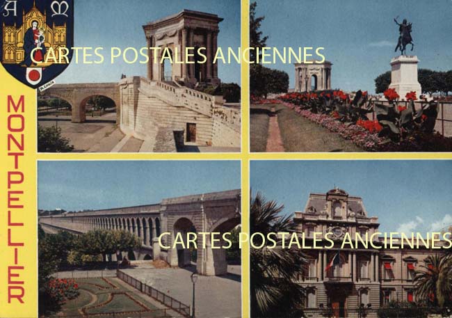 Cartes postales anciennes > CARTES POSTALES > carte postale ancienne > cartes-postales-ancienne.com Occitanie Herault Montpellier