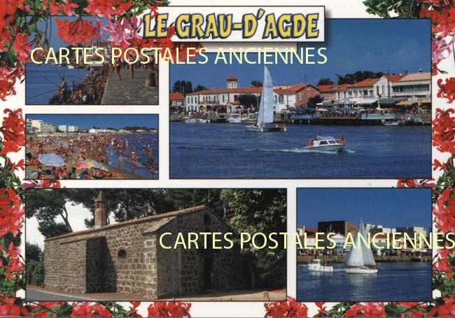 Cartes postales anciennes > CARTES POSTALES > carte postale ancienne > cartes-postales-ancienne.com Occitanie Herault Agde