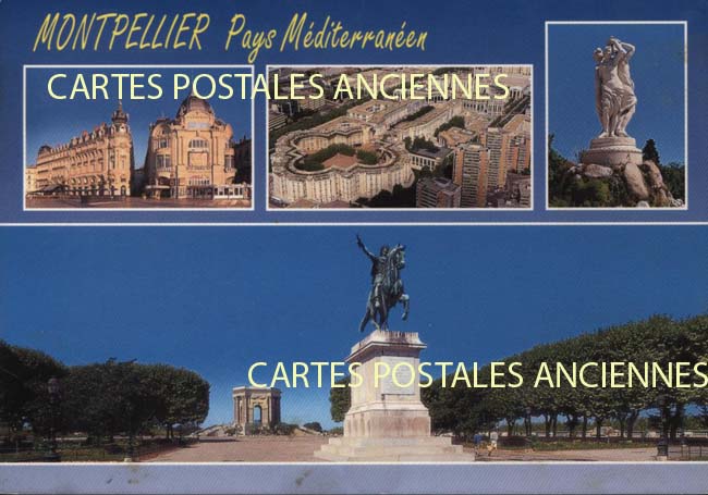 Cartes postales anciennes > CARTES POSTALES > carte postale ancienne > cartes-postales-ancienne.com Occitanie Herault Montpellier
