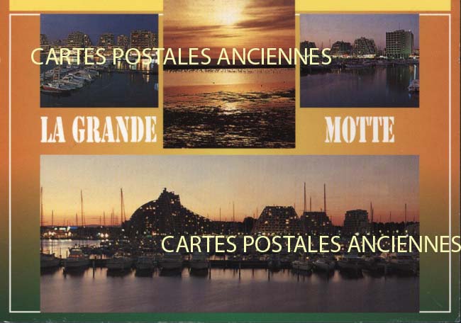 Cartes postales anciennes > CARTES POSTALES > carte postale ancienne > cartes-postales-ancienne.com Occitanie Herault La Grande Motte