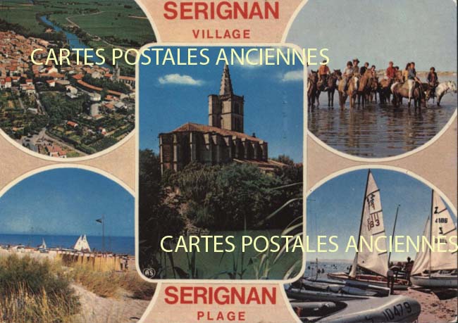 Cartes postales anciennes > CARTES POSTALES > carte postale ancienne > cartes-postales-ancienne.com Occitanie Herault Serignan
