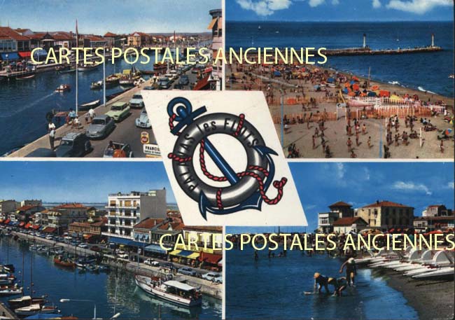 Cartes postales anciennes > CARTES POSTALES > carte postale ancienne > cartes-postales-ancienne.com Occitanie Herault Palavas Les Flots