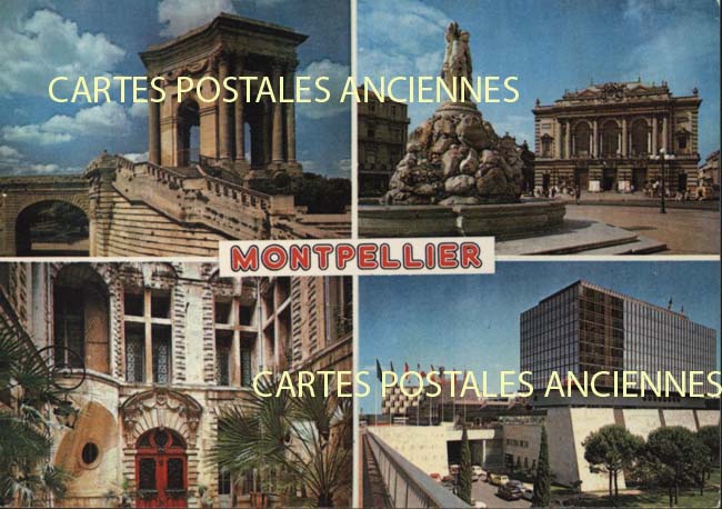 Cartes postales anciennes > CARTES POSTALES > carte postale ancienne > cartes-postales-ancienne.com Occitanie Herault Montpellier