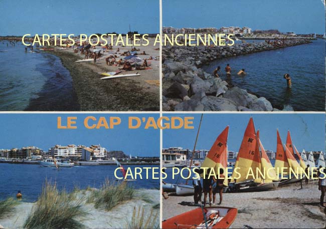 Cartes postales anciennes > CARTES POSTALES > carte postale ancienne > cartes-postales-ancienne.com Occitanie Herault Agde