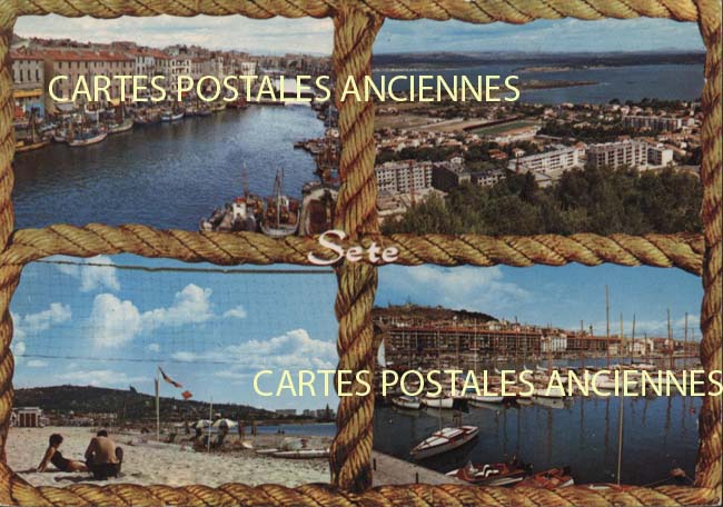 Cartes postales anciennes > CARTES POSTALES > carte postale ancienne > cartes-postales-ancienne.com Occitanie Herault Sete