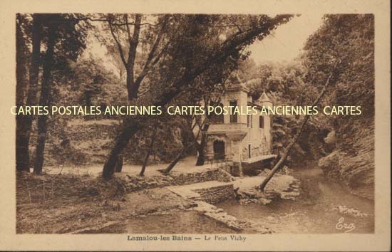 Cartes postales anciennes > CARTES POSTALES > carte postale ancienne > cartes-postales-ancienne.com Occitanie Herault Lamalou Les Bains