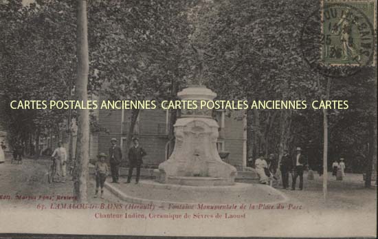 Cartes postales anciennes > CARTES POSTALES > carte postale ancienne > cartes-postales-ancienne.com Occitanie Herault Lamalou Les Bains