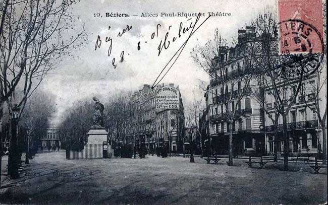 Cartes postales anciennes > CARTES POSTALES > carte postale ancienne > cartes-postales-ancienne.com Occitanie Herault Beziers