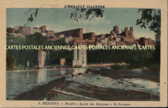 Cartes postales anciennes > CARTES POSTALES > carte postale ancienne > cartes-postales-ancienne.com Occitanie Herault Beziers