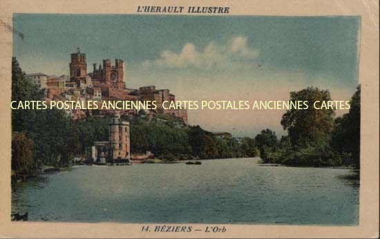 Cartes postales anciennes > CARTES POSTALES > carte postale ancienne > cartes-postales-ancienne.com Occitanie Herault Beziers