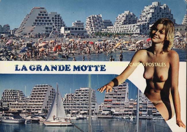 Cartes postales anciennes > CARTES POSTALES > carte postale ancienne > cartes-postales-ancienne.com Occitanie Herault La Grande Motte