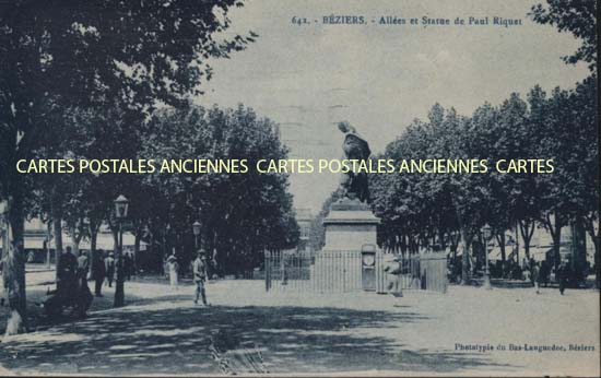 Cartes postales anciennes > CARTES POSTALES > carte postale ancienne > cartes-postales-ancienne.com Occitanie Herault Beziers