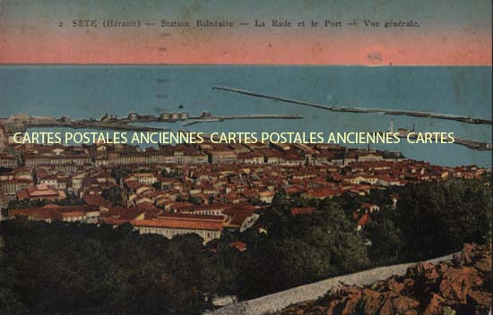 Cartes postales anciennes > CARTES POSTALES > carte postale ancienne > cartes-postales-ancienne.com Occitanie Herault Sete