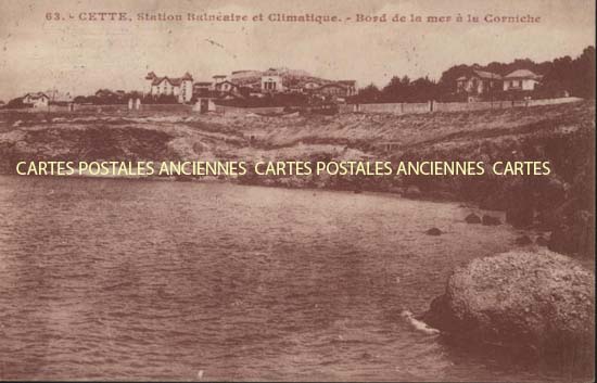 Cartes postales anciennes > CARTES POSTALES > carte postale ancienne > cartes-postales-ancienne.com Occitanie Herault Sete