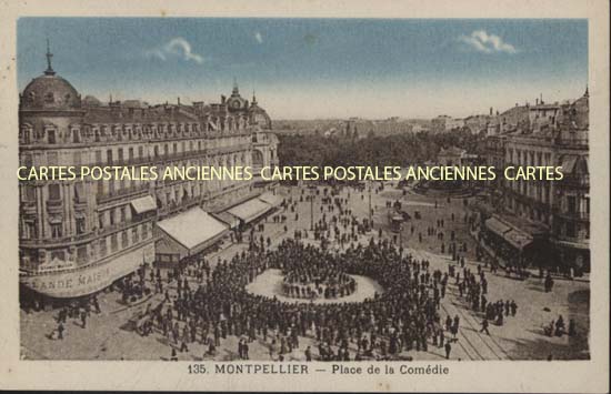 Cartes postales anciennes > CARTES POSTALES > carte postale ancienne > cartes-postales-ancienne.com Occitanie Herault Montpellier