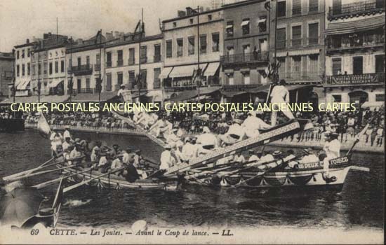 Cartes postales anciennes > CARTES POSTALES > carte postale ancienne > cartes-postales-ancienne.com Occitanie Herault Sete