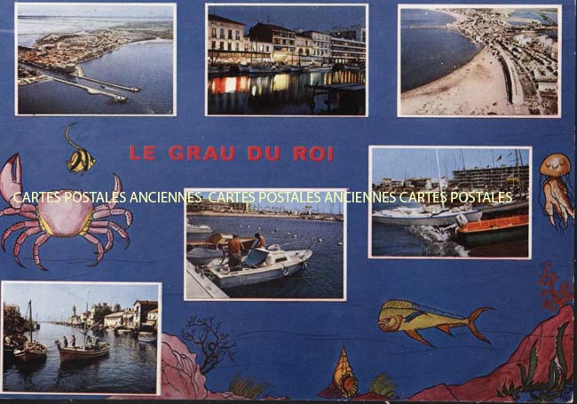Cartes postales anciennes > CARTES POSTALES > carte postale ancienne > cartes-postales-ancienne.com Gard  Le Grau Du Roi