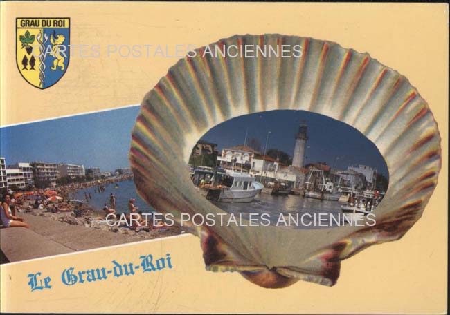 Cartes postales anciennes > CARTES POSTALES > carte postale ancienne > cartes-postales-ancienne.com Gard  Le Grau Du Roi
