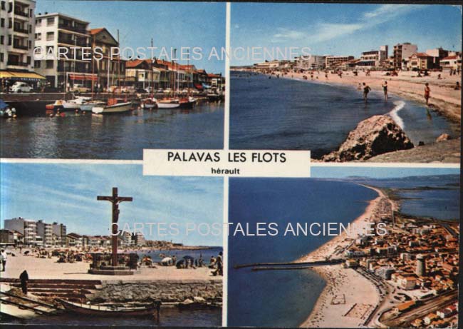 Cartes postales anciennes > CARTES POSTALES > carte postale ancienne > cartes-postales-ancienne.com Occitanie Herault Palavas Les Flots