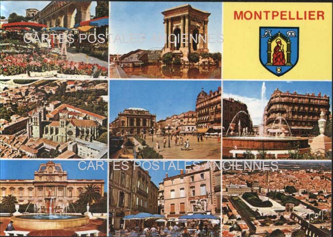 Cartes postales anciennes > CARTES POSTALES > carte postale ancienne > cartes-postales-ancienne.com Occitanie Herault Montpellier