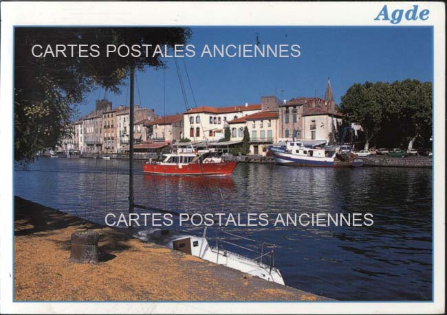 Cartes postales anciennes > CARTES POSTALES > carte postale ancienne > cartes-postales-ancienne.com Occitanie Herault Agde