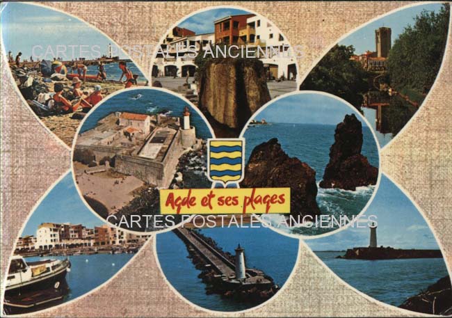 Cartes postales anciennes > CARTES POSTALES > carte postale ancienne > cartes-postales-ancienne.com Occitanie Herault Agde