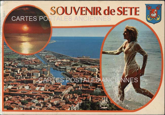 Cartes postales anciennes > CARTES POSTALES > carte postale ancienne > cartes-postales-ancienne.com France  Herault  Sete