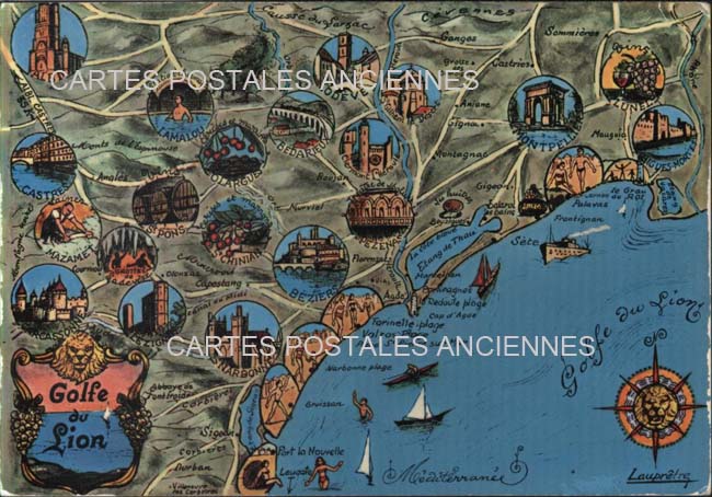 Cartes postales anciennes > CARTES POSTALES > carte postale ancienne > cartes-postales-ancienne.com Occitanie Herault Sete
