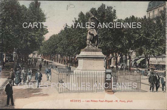 Cartes postales anciennes > CARTES POSTALES > carte postale ancienne > cartes-postales-ancienne.com Occitanie Herault Beziers
