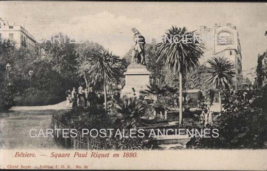 Cartes postales anciennes > CARTES POSTALES > carte postale ancienne > cartes-postales-ancienne.com Occitanie Herault Beziers