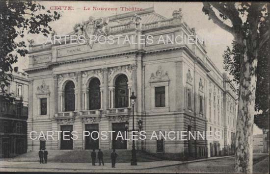 Cartes postales anciennes > CARTES POSTALES > carte postale ancienne > cartes-postales-ancienne.com France  Herault  Sete