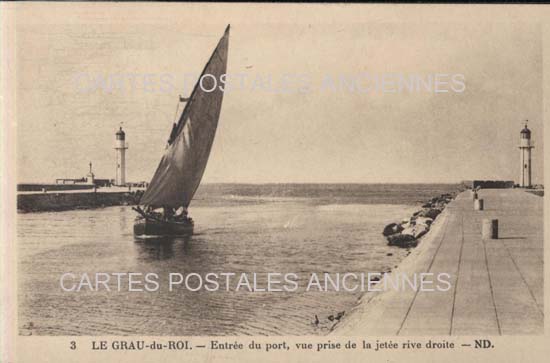 Cartes postales anciennes > CARTES POSTALES > carte postale ancienne > cartes-postales-ancienne.com Gard  Le Grau Du Roi