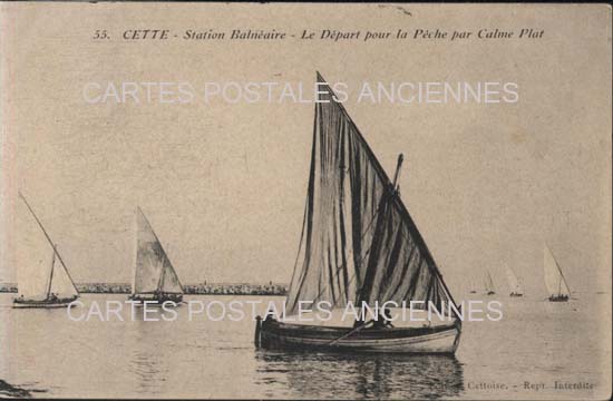 Cartes postales anciennes > CARTES POSTALES > carte postale ancienne > cartes-postales-ancienne.com Occitanie Herault Sete