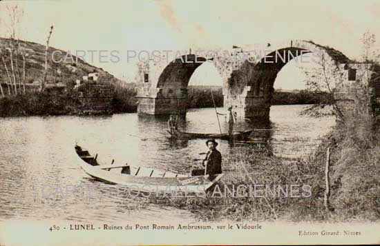 Cartes postales anciennes > CARTES POSTALES > carte postale ancienne > cartes-postales-ancienne.com Occitanie Herault Lunel