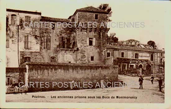 Cartes postales anciennes > CARTES POSTALES > carte postale ancienne > cartes-postales-ancienne.com Occitanie Herault Pezenas