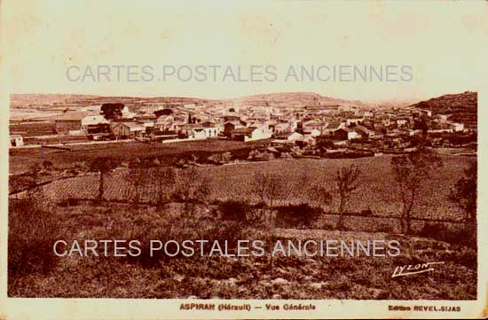 Cartes postales anciennes > CARTES POSTALES > carte postale ancienne > cartes-postales-ancienne.com Occitanie Herault Aspiran