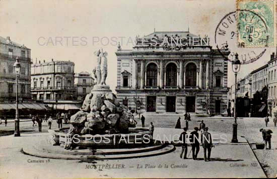Cartes postales anciennes > CARTES POSTALES > carte postale ancienne > cartes-postales-ancienne.com Occitanie Herault Montpellier