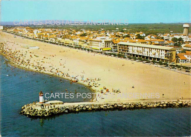 Cartes postales anciennes > CARTES POSTALES > carte postale ancienne > cartes-postales-ancienne.com Occitanie Herault Valras Plage