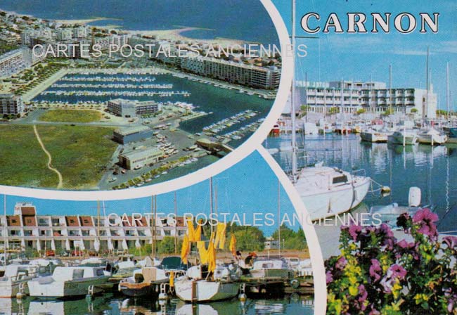 Cartes postales anciennes > CARTES POSTALES > carte postale ancienne > cartes-postales-ancienne.com Occitanie Herault Carnon Plage