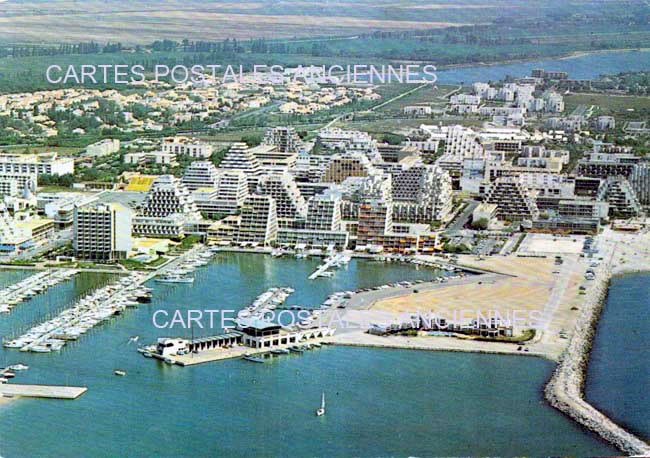 Cartes postales anciennes > CARTES POSTALES > carte postale ancienne > cartes-postales-ancienne.com Occitanie Herault La Grande Motte